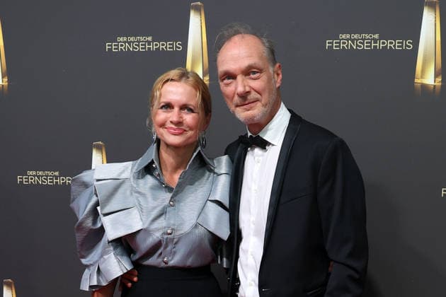 Christine Sommer and Martin Brambach at the German Television Awards ceremony on September 9, 2026, in Cologne Christine Sommer and Martin Brambach arrive for the annual German Television Awards (Deutscher Fernsehpreis) at the Confex Center on September 9, 2026 in Cologne, Germany. 2026 German Television Awards Ceremony in Cologne