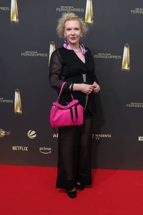 Sunnyi Melles at the German Television Awards ceremony on September 9, 2026, in Cologne. Sunnyi Melles arrives for the annual German Television Awards (Deutscher Fernsehpreis) at the Confex Center on September 9, 2026 in Cologne, Germany. 2026 German Television Awards Ceremony in Cologne