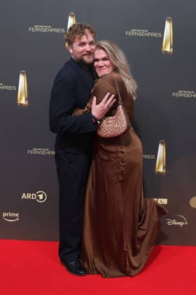 Knud Riepen and Gisa Flake at the German Television Awards ceremony on September 9, 2026, in Cologne. Knud Riepen and Gisa Flake arrive for the annual German Television Awards (Deutscher Fernsehpreis) at the Confex Center on September 9, 2026 in Cologne, Germany. 2026 German Television Awards Ceremony in Cologne