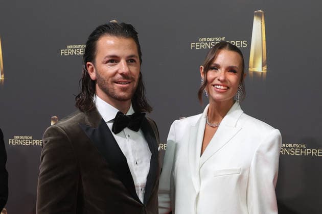Ricardo Basile and Laura Wontorra at the German Television Awards ceremony on September 9, 2026, in Cologne Ricardo Basile and Laura Wontorra arrive for the annual German Television Awards (Deutscher Fernsehpreis) at the Confex Center on September 09, 2026 in Cologne, Germany. 2026 German Television Awards Ceremony in Cologne