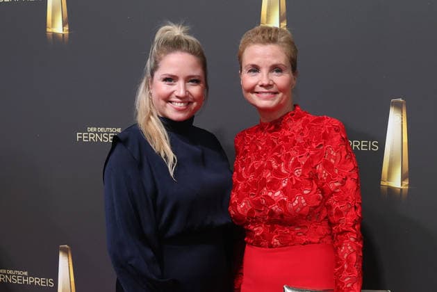 Caroline Frier and Annette Frier arrive for the annual German Television Awards (Deutscher Fernsehpreis) at the Confex Center on September 9, 2026, in Cologne, Germany—the annual German Television Awards (Deutscher Fernsehpreis) in Cologne, Germany