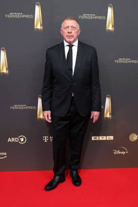 Boris Becker arrives for the annual German Television Awards (Deutscher Fernsehpreis) at the Confex Center on September 9, 2026, in Cologne, Germany; the annual German Television Awards (Deutscher Fernsehpreis) in Cologne, Germany