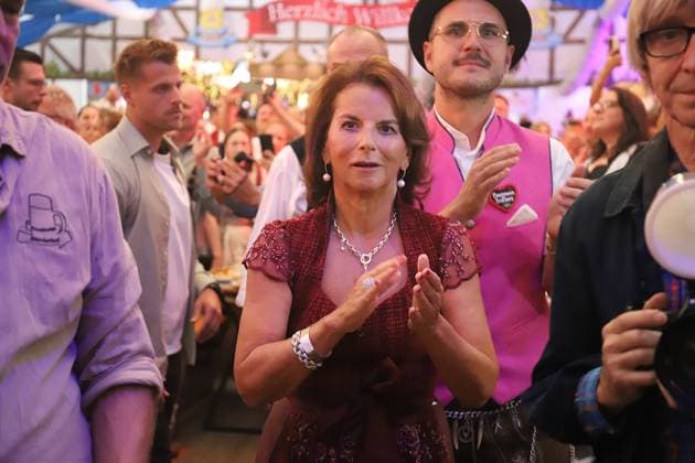 September 9, 2026 xhpx Frankfurt am Main, Opening of the 2026 Frankfurt Oktoberfest; Oktoberfest Ambassador Claudia Elisabeth Obert, entrepreneur and reality TV contestant HP