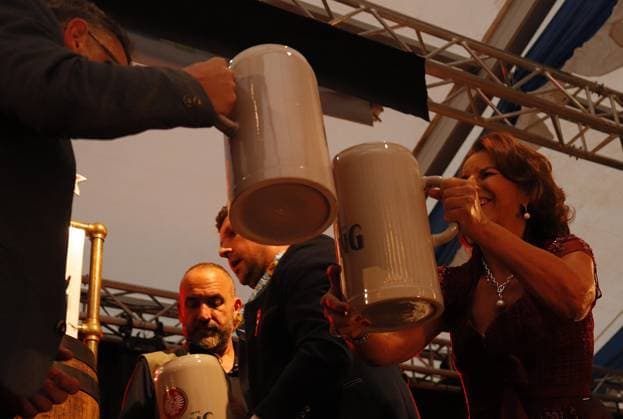 September 9, 2026 xhpx Frankfurt am Main, Opening of the 2026 Frankfurt Oktoberfest. Cheers to Hesse’s Minister President Boris Rhein and Oktoberfest Ambassador Claudia Elisabeth Obert, entrepreneur and reality TV contestant. HP