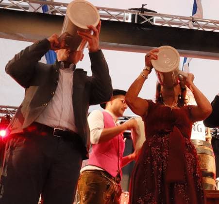 September 9, 2026 xhpx Frankfurt am Main, Opening of the 2026 Frankfurt Oktoberfest. Cheers to Hesse’s Minister-President Boris Rhein and Oktoberfest Ambassador Claudia Elisabeth Obert, entrepreneur and reality TV contestant. HP