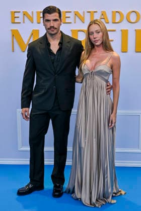 September 9, 2026, Madrid, Madrid, Spain: HUGO DIEGO GARCIA and ESTER EXPOSITO attend the BLUE CARPET photocall for the movie Ã¢â‚¬oe ENFRENTADOS: MARFIL Ã¢â‚¬Â at the Complejo Azca on September 9, 2026, in Madrid, Spain. Madrid Spain  - ZUMAc312 20260909_zsp_c312_073 Copyright: xOscarxManuelxSanchezx