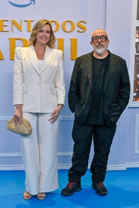 September 9, 2026, Madrid, Madrid, Spain: CAROLINA BANG and ALEX DE LA IGLESIA attend the BLUE CARPET photocall for the movie Ã¢â‚¬oe ENFRENTADOS: MARFIL Ã¢â‚¬Â at the Complejo Azca on September 9, 2026, in Madrid, Spain. Madrid Spain  - ZUMAc312 20260909_zsp_c312_100 Copyright: xOscarxManuelxSanchezx