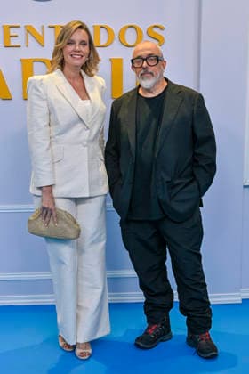 September 9, 2026, Madrid, Madrid, Spain: CAROLINA BANG and ALEX DE LA IGLESIA attend the BLUE CARPET photocall for the movie Ã¢â‚¬oe ENFRENTADOS: MARFIL Ã¢â‚¬Â at the Complejo Azca on September 9, 2026, in Madrid, Spain. Madrid Spain  - ZUMAc312 20260909_zsp_c312_102 Copyright: xOscarxManuelxSanchezx