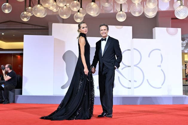 September 9, 2026, Venice, Rome, Italy: Gloria Tonon and Alessandro Benetto on the red carpet for The Fire That You Carry Inside, at the 83rd Venice Film Festival. Venice, September 9, 2026 Venice Italy  - ZUMAa289 20260909_zia_a289_405 Copyright: xMariaxLauraxAntonellix xAgfx
