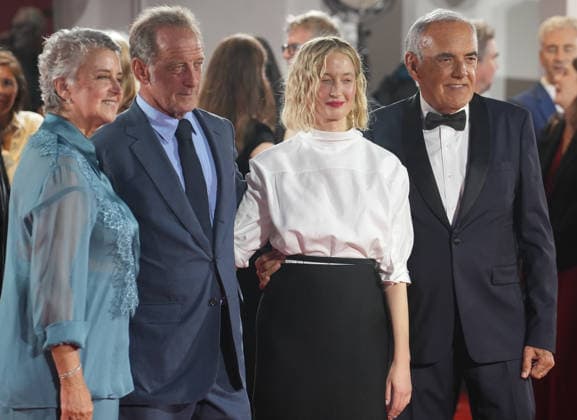 83rd Venice International Film Festival - 09 09 2026 VENICE, ITALY - SEPTEMBER 09: Alba Rohrwacher and Vincent Lindon attends the Un Bon Petit Soldat Screening during the 83rd Venice International Film Festival at Sala Grande on September 09, 2026 in Venice, Italy. Photo: Laurent Lairys. venise  Copyright: xLaurentxLairysx