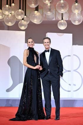 September 9, 2026, Venice, Rome, Italy: Gloria Tonon and Alessandro Benetto on the red carpet for The Fire That You Carry Inside, at the 83rd Venice Film Festival. Venice, September 9, 2026 Venice Italy  - ZUMAa289 20260909_zia_a289_407 Copyright: xMariaxLauraxAntonellix xAgfx
