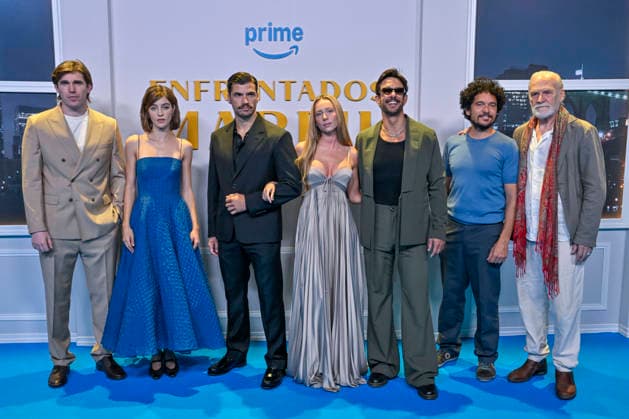 September 9, 2026, Madrid, Madrid, Spain: (L-R)ERIC MASIP, ZOE BONAFONTE, HUGO DIEGO GARCIA, ESTER EXPOSITO, JOAQUIN FERREIRA, PABLO MOLINERO and LLUIS HOMAR attend the BLUE CARPET photocall for the movie â€oe ENFRENTADOS: MARFIL †at the Complejo Azca on September 9, 2026, in Madrid, Spain. Madrid Spain - ZUMAc312 20260909_zsp_c312_109 Copyright: xOscarxManuelxSanchezx