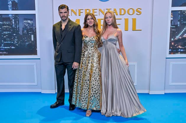 September 9, 2026, Madrid, Madrid, Spain: (L-R) HUGO DIEGO GARCIA, MERCEDES RON and ESTER EXPOSITO attend the BLUE CARPET photocall for the movie Ã¢â‚¬oe ENFRENTADOS: MARFIL Ã¢â‚¬Â at the Complejo Azca on September 9, 2026, in Madrid, Spain. Madrid Spain  - ZUMAc312 20260909_zsp_c312_111 Copyright: xOscarxManuelxSanchezx