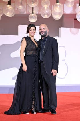September 9, 2026, Venice, Rome, Italy: Giuliano Sangiorgi of the Negramaro group and Ilaria Macchia during the red carpet for the film The Fire That You Carry Inside, 83rd Venice Film Festival. Venice, September 9, 2026 Venice Italy  - ZUMAa289 20260909_zia_a289_461 Copyright: xMariaxLauraxAntonellix xAgfx