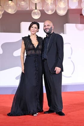 September 9, 2026, Venice, Rome, Italy: Giuliano Sangiorgi of the Negramaro group and Ilaria Macchia during the red carpet for the film The Fire That You Carry Inside, 83rd Venice Film Festival. Venice, September 9, 2026 Venice Italy  - ZUMAa289 20260909_zia_a289_462 Copyright: xMariaxLauraxAntonellix xAgfx