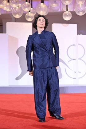 September 9, 2026, Venice, Rome, Italy: Samuele Mazza on the red carpet for the film The Fire That You Carry Inside, at the 83rd Venice Film Festival. Venice, September 9, 2026 Venice Italy  - ZUMAa289 20260909_zia_a289_477 Copyright: xMariaxLauraxAntonellix xAgfx