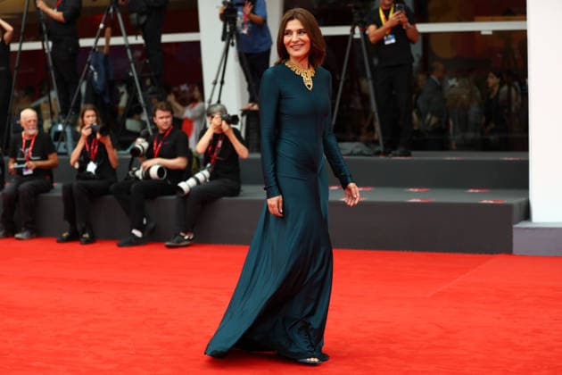 September 9, 2026, Venice Lido, Veneto, Italy: MARIA NAFPLIOTOU during the Dau red carpet at the 83rd Venice Film Festival at Sala Grande in Venice Lido, Italy. Venice Lido Italy  - ZUMAc179 20260909_zep_c179_103 Copyright: xMickaelxChavetx
