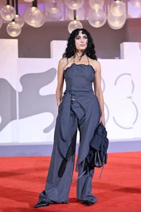 September 9, 2026, Venice, Rome, Italy: Carola Moccia, aka Nina, on the red carpet for The Fire That You Carry Inside, at the 83rd Venice Film Festival. Venice, September 9, 2026 Venice Italy  - ZUMAa289 20260909_zia_a289_483 Copyright: xMariaxLauraxAntonellix xAgfx