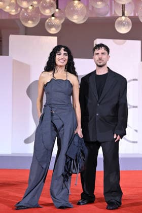 September 9, 2026, Venice, Rome, Italy: Carola Moccia, aka Nina, and Alfredo Maddaluno during the red carpet for the film The Fire That You Carry Inside, at the 83rd Venice Film Festival. Venice, September 9, 2026 Venice Italy  - ZUMAa289 20260909_zia_a289_485 Copyright: xMariaxLauraxAntonellix xAgfx