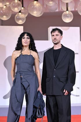 September 9, 2026, Venice, Rome, Italy: Carola Moccia, aka Nina, and Alfredo Maddaluno during the red carpet for the film The Fire That You Carry Inside, at the 83rd Venice Film Festival. Venice, September 9, 2026 Venice Italy  - ZUMAa289 20260909_zia_a289_486 Copyright: xMariaxLauraxAntonellix xAgfx