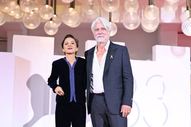 September 9, 2026, Venice, Rome, Italy: Giuliano Sangiorgi of the Negramaro group during the red carpet for the film The Fire That Keeps You Inside, 83rd Venice Film Festival. Venice, September 9, 2026 Venice Italy  - ZUMAa289 20260909_zia_a289_495 Copyright: xMariaxLauraxAntonellix xAgfx