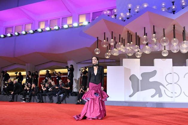 September 9, 2026, Venice, Rome, Italy: Vanessa Scalera on the red carpet for The Fire That You Carry Inside, at the 83rd Venice Film Festival. Venice, September 9, 2026 Venice Italy  - ZUMAa289 20260909_zia_a289_508 Copyright: xMariaxLauraxAntonellix xAgfx