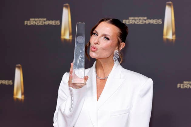 Host Laura Wontorra at the 2026 German Television Awards at the Confex Center at Koelnmesse in Cologne, September 9, 2026, North Rhine-Westphalia, Germany Copyright: xChristophxHardtx