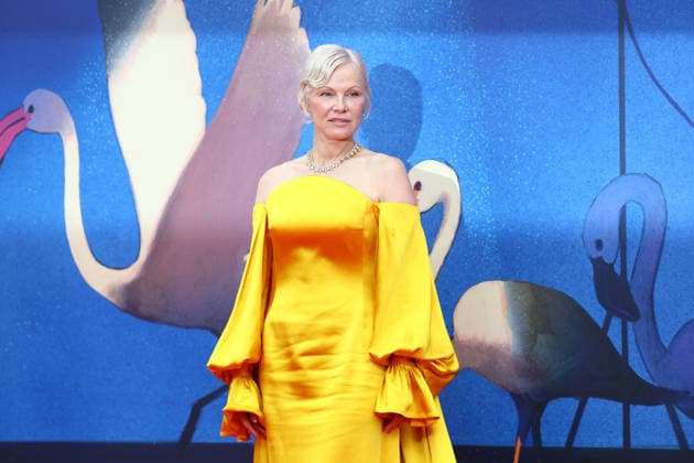 September 9, 2026, Venice Lido, Veneto, Italy: PAMELA ANDERSON during the Place to Be red carpet at the 83rd Venice Film Festival at Sala Grande in Venice Lido, Italy. Venice Lido Italy  - ZUMAc179 20260909_zep_c179_140 Copyright: xMickaelxChavetx