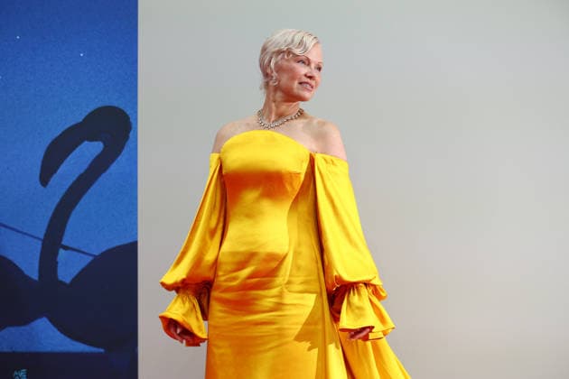 September 9, 2026, Venice Lido, Veneto, Italy: PAMELA ANDERSON during the Place to Be red carpet at the 83rd Venice Film Festival at Sala Grande in Venice Lido, Italy. Venice Lido Italy  - ZUMAc179 20260909_zep_c179_142 Copyright: xMickaelxChavetx
