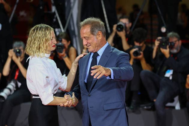 September 9, 2026, Venice Lido, Veneto, Italy: VINCENT LINDON and ALBA ROHRWACHER during the A Good Little Soldier red carpet at the 83rd Venice Film Festival at Sala Grande in Venice Lido, Italy. Venice Lido Italy  - ZUMAc179 20260909_zep_c179_159 Copyright: xMickaelxChavetx