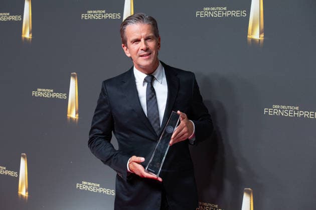Award winner Markus LANZ, host of the German Television Award ceremony, The German Television Award 2026, German Television Award 2026 at Confex Cologne, on September 9, 2025