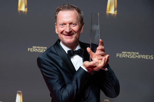 Award winner Michael KESSLER, actor, German Television Award ceremony, The 2026 German Television Award, 2026 German Television Award at Confex Cologne, on September 9, 2025