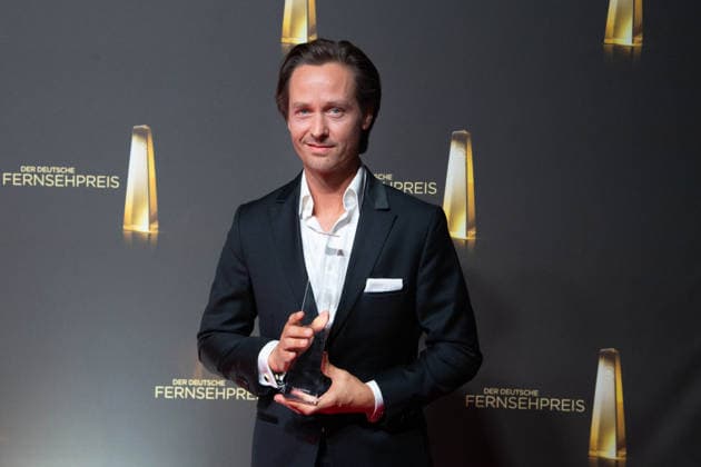 Award Winner Tom SCHILLING, Best Actor, German Television Awards Ceremony, The 2026 German Television Awards, 2026 German Television Awards at Confex Cologne, on September 9, 2025