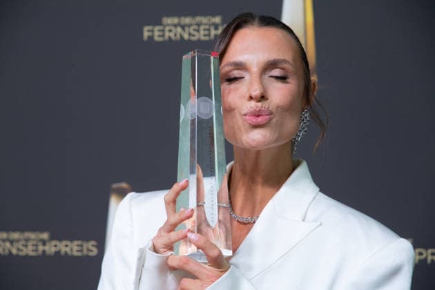 Award winner Laura WONTORRA, host, German Television Award ceremony, The 2026 German Television Award, 2026 German Television Award at Confex Cologne, on September 9, 2025