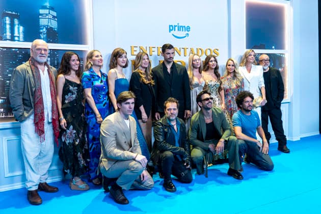 The team of Enfrentados Marfil at the film s premiere, held today at the AZCA complex in Madrid. September 09, 2026. (20260909190)