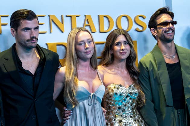 The team of Enfrentados Marfil at the film s premiere, held today at the AZCA complex in Madrid. September 09, 2026. (20260909192)