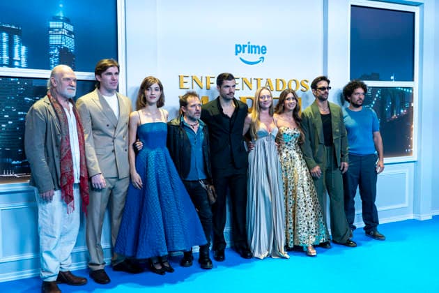 The team of Enfrentados Marfil at the film s premiere, held today at the AZCA complex in Madrid. September 09, 2026. (20260909193)