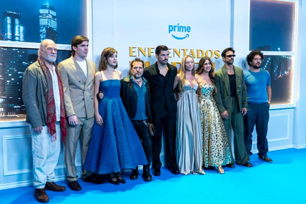The team of Enfrentados Marfil at the film s premiere, held today at the AZCA complex in Madrid. September 09, 2026. (20260909194)