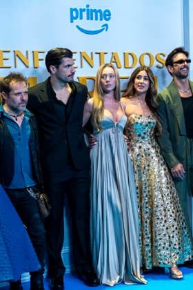 The team of Enfrentados Marfil at the film s premiere, held today at the AZCA complex in Madrid. September 09, 2026. (20260909196)