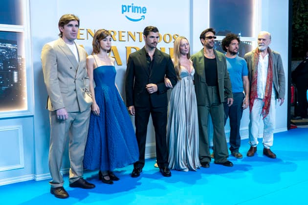 The team of Enfrentados Marfil at the film s premiere, held today at the AZCA complex in Madrid. September 09, 2026. (20260909197)