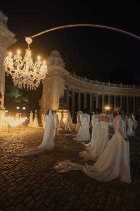 September 9, 2026: September 9, 2026 (Madrid) Parade on the occasion of the World Fashion Week in Madrid by the designer Silvia Fernandez in the vicinity of the Monument of Alfonso XII in the heart of the Retiro Garden of the capital of Spain. - ZUMAc161 20260909_zap_c161_012 Copyright: xLorenzoxCarnerox