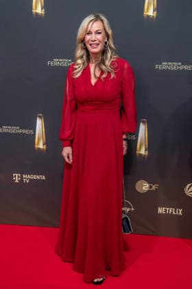 Birgit von BENTZEL, Host, Red Carpet, Red Carpet Show, Arrival, German Television Awards Ceremony, The 2026 German Television Award, 2026 German Television Award at Confex Koeln, on September 9, 2025