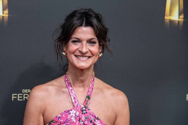 Marlene LUFEN, Host, Red Carpet, Red Carpet Show, Arrival, German Television Awards Ceremony, The 2026 German Television Award, German Television Award 2026 at Confex Koeln, on September 9, 2025