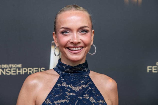 Janin ULLMANN, actress, red carpet, Red Carpet Show, arrival, German Television Awards ceremony, The 2026 German Television Award, 2026 German Television Award at Confex Koeln, on September 9, 2025