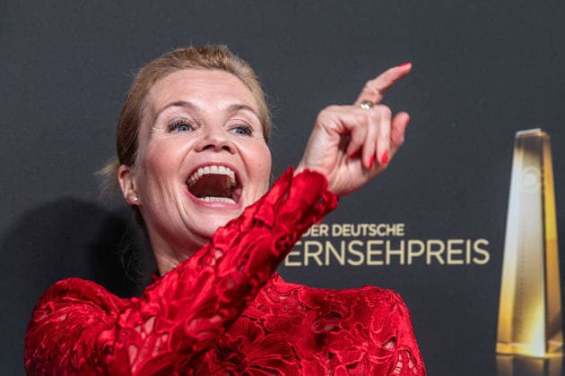 Annette FRIER, actress, red carpet, Red Carpet Show, arrival, German Television Awards ceremony, The 2026 German Television Awards, 2026 German Television Awards at Confex Koeln, on September 9, 2025