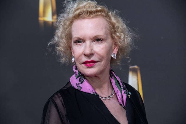 Sunnyi MELLES, actress, red carpet, Red Carpet Show, arrival, German Television Awards ceremony, The 2026 German Television Awards, 2026 German Television Awards at Confex Koeln, on September 9, 2025