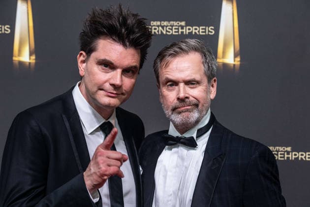 Lutz VAN DER HORST, Host; Matthias MATSCHKE, Actor; Red Carpet; Red Carpet Show; Arrival; German Television Awards Ceremony, The 2026 German Television Award, 2026 German Television Award at Confex Koeln, on September 9, 2025
