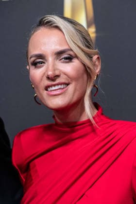 Anna KRAFT, host of the Red Carpet Show, arrivals, the German Television Awards ceremony, the 2026 German Television Awards, the 2026 German Television Awards at Confex Koeln, on September 9, 2025