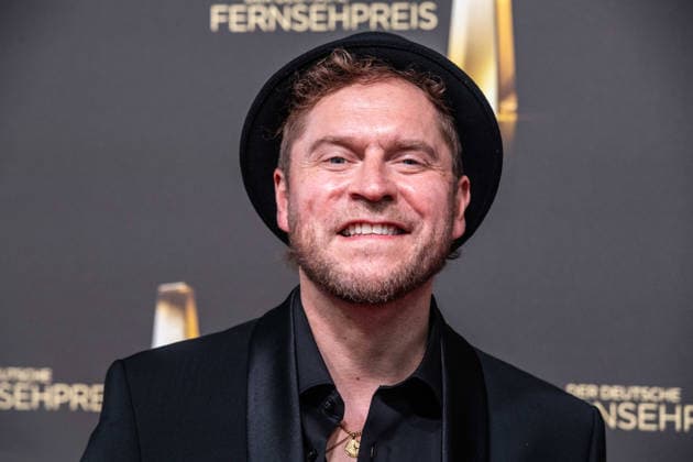 Johannes OERDING, Singer, Red Carpet, Red Carpet Show, Arrival, German Television Awards Ceremony, The 2026 German Television Award, German Television Award 2026 at Confex Cologne, on September 9, 2025