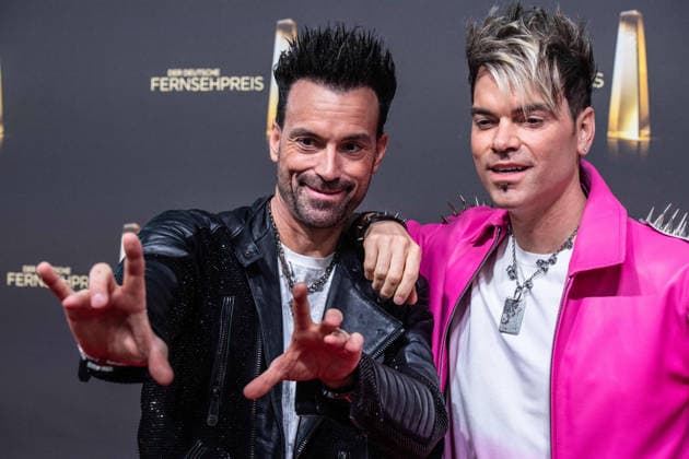 The Ehrlich Brothers, magicians Andreas and Chris Ehrlich, Red Carpet, Red Carpet Show, Arrival, German Television Award Ceremony, The 2026 German Television Award, 2026 German Television Award at Confex Koeln, on September 9, 2025